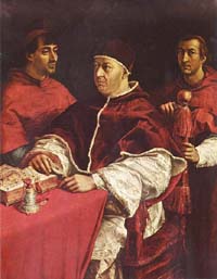 レオ10世の肖像。