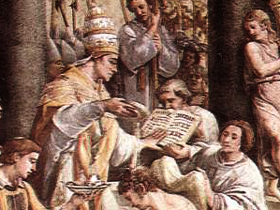 コンスタンティヌス帝の洗礼　Battesimo di Constantino