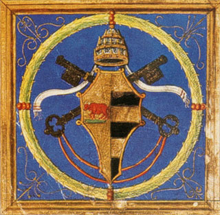 アレクサンデル６世の紋章　Coat of Arms of Pope Alexander VI Borgia