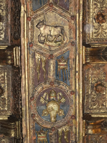 天井モチーフのアップ。