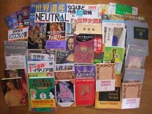 元から持ってた本もありますが、 元から持ってた本もありますが、