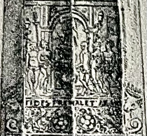 チェーザレの剣、裏、装飾、信仰への崇拝