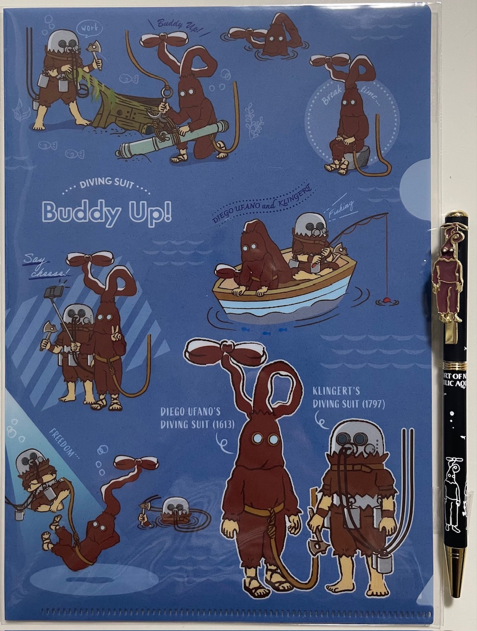 レオナルドの潜水服グッズ