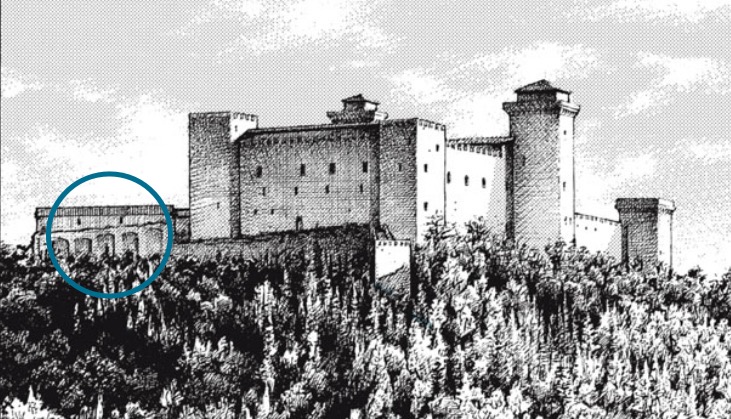 スポレート城塞、惣領冬実「カンツォニエーレ」より