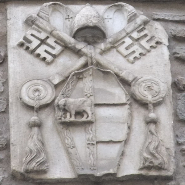 アレクサンデル６世の紋章　Coat of Arms of Pope Alexander VI Borgia