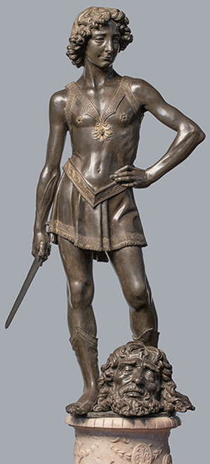 ヴェロッキオのダヴィデ像。