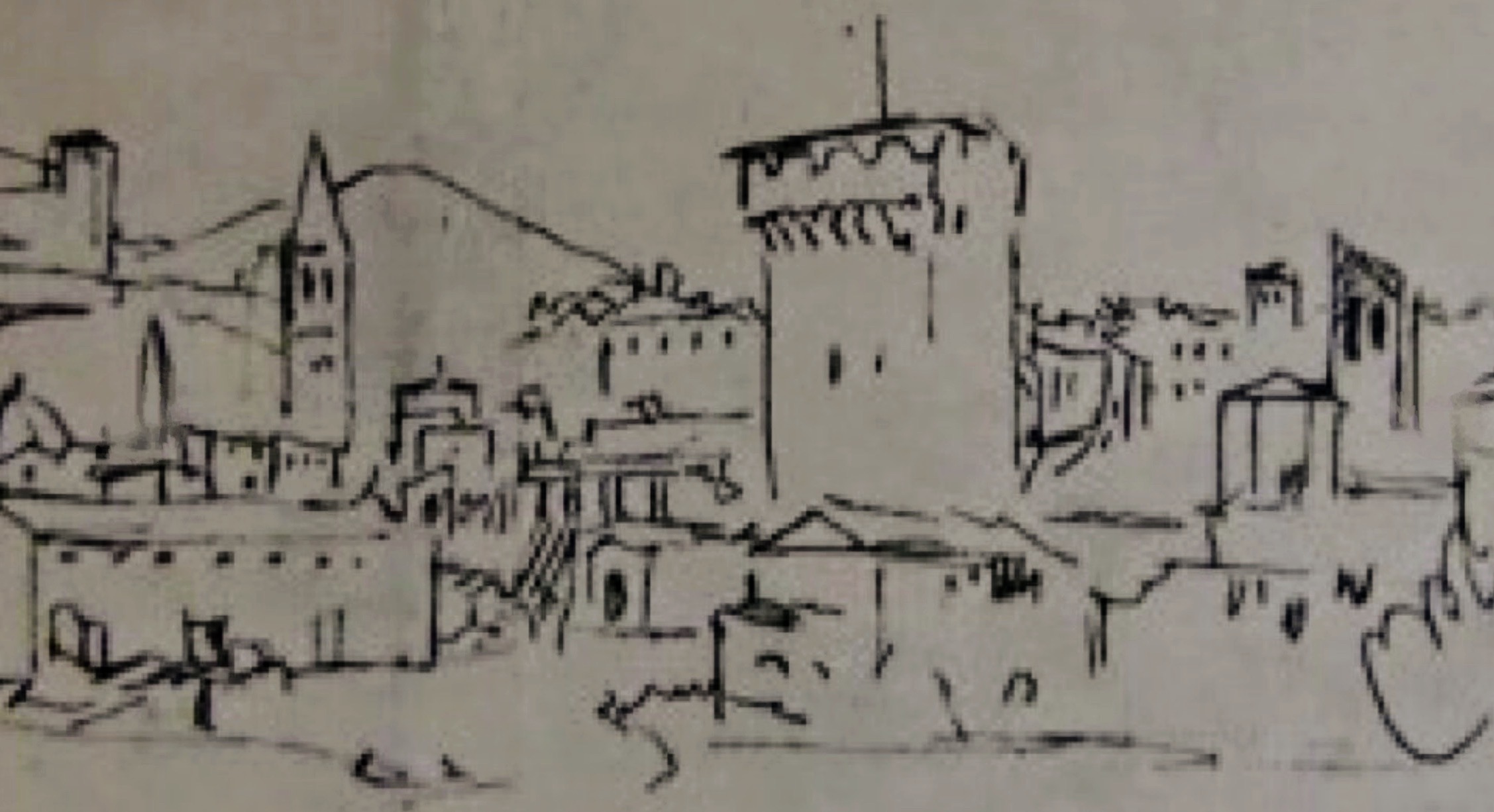 ターナーによるスポレート、サン・グレゴリオ門